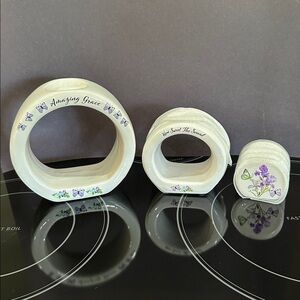 Interiors By Design Decorative Nested Candle Holder Set